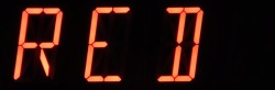 Picture of 4 digit 16 segment alphanumeric 1 inch LED display - Red