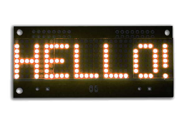 LED Matrix Display  - 32x08 - Red