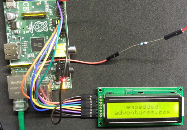 Rasberry Pi with LCD