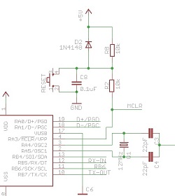 PIC Reset circuitry